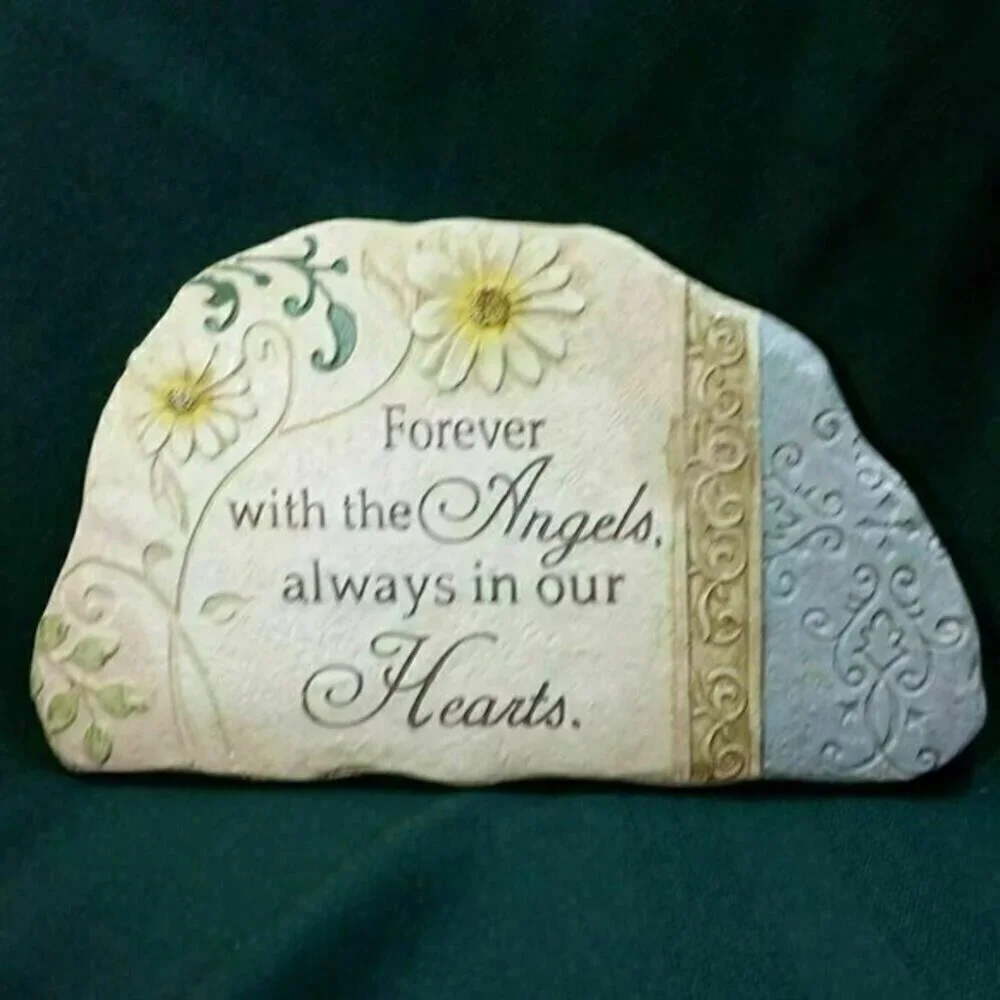 Ganz Forever with‎ the Angels Pet Memorial Bereavement Sympathy Plaque Sign READ